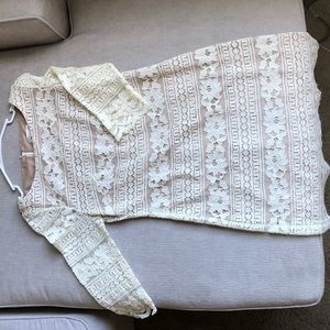 White lace dress